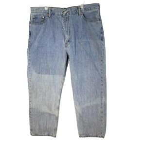 Levis 550 Jeans Mens 42x29 Relaxed Fit Tapered Leg Denim Pants Good Condition